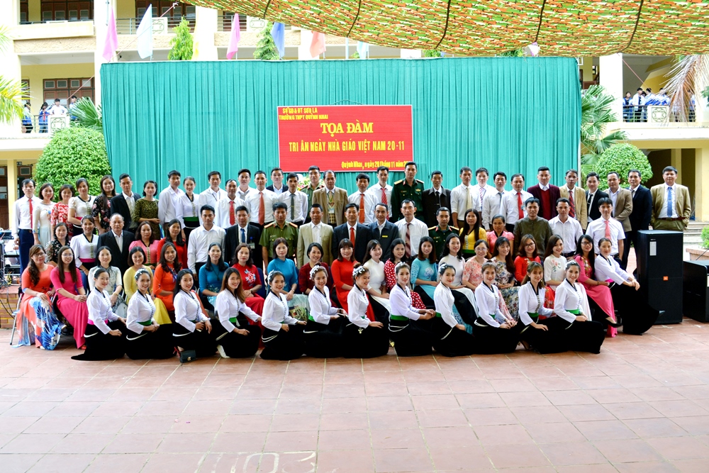 Hoạt động kết nối và phục vụ cộng đồng, quảng bá về Khoa Tiểu học - Mầm non tại Trường THPT Quỳnh Nhai, huyện Quỳnh Nhai, tỉnh Sơn La